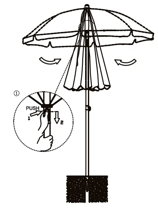 NATERIAL 3276007267716 Series Beach Umbrella 6