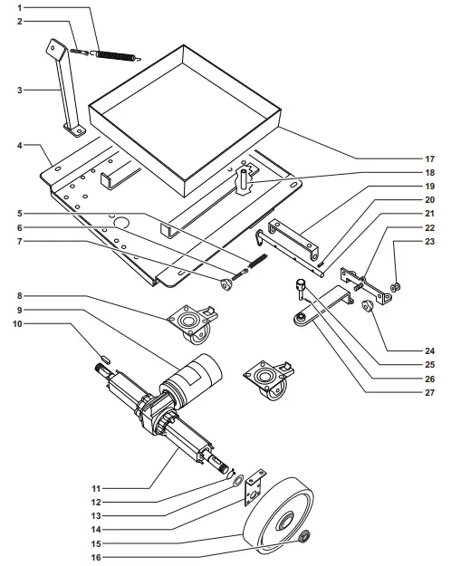 Powr-Flite PFS20 Phantom Automatic Scrubber-PFS20 FRAME