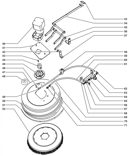 Powr-Flite PFS20 Phantom Automatic Scrubber-V