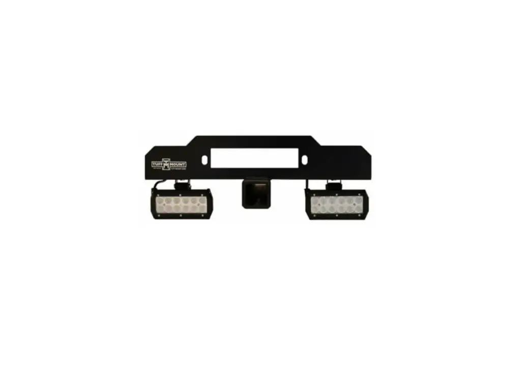 Tuff Mount Tm-200hdx Truck Winch Carrier Cold Rolled Steel Built-in 2 Inch Hitch Receiver Owner's Manual