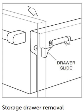 SUB-ZERO ICBPRO3650RH 660L Built-In Fridge-Storage Drawers