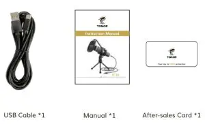 TONOR TC30 USB Condenser Microphone-ACCESSORIES 2