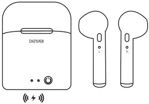 DENVER TWQ-40 Bluetooth In-Ear Headphone-- DENVER TWQ-40 Bluetooth