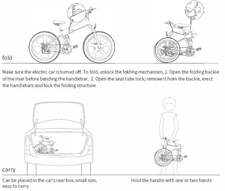 G-Force Bike S23 fold and carry