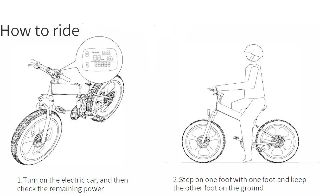 G-Force Bike S23 how to ride