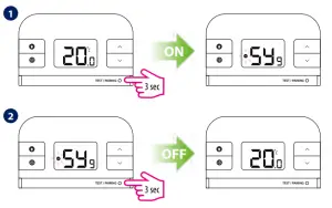 SALUS RT310iSR Digital Wireless Central Heating Room Thermostat - Pairing2
