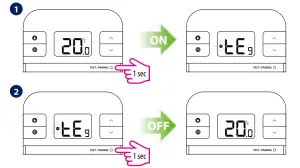 SALUS RT310iSR Digital Wireless Central Heating Room Thermostat - Test