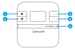 SALUS RT310iSR Digital Wireless Central Heating Room Thermostat - overview