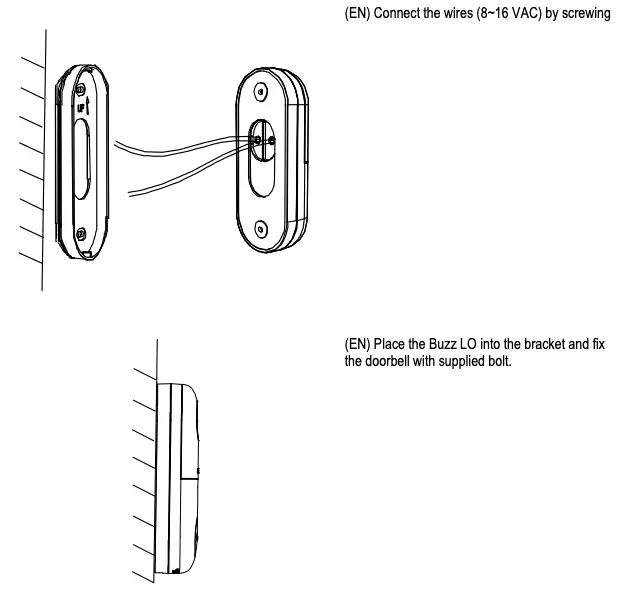 Installation without Wallmount continued