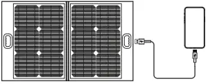 RENOGY R50EF E.FLEX 50 50W Portable Solar Panel - OPERATIONS 1