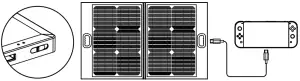 RENOGY R50EF E.FLEX 50 50W Portable Solar Panel - OPERATIONS 2