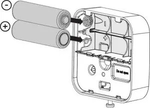 FIG 2 Install the batteries