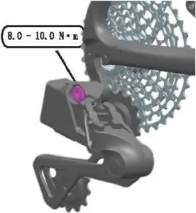 EDSOX - Rear Derailleur installation