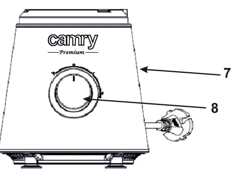 camry CR 4083 Blender fig 4