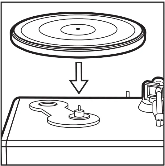 VICTROLA VPA 583 V1 Stereo Turntable - PLATTER BELT DRIVE