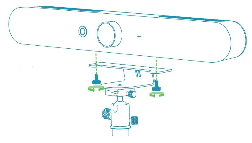 Heckler H716 Tripod Mount For Logitech Rally Bar Mini fig2
