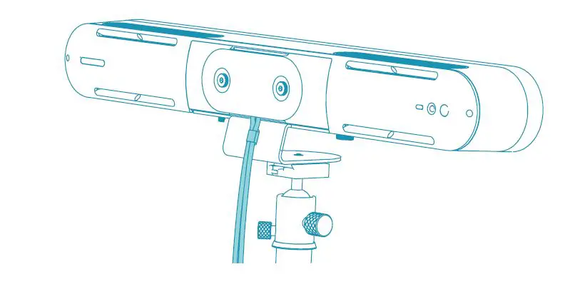 Heckler H716 Tripod Mount For Logitech Rally Bar Mini fig3