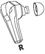 KMOUK KM HTWOO6 Gaming Earbuds - Ear