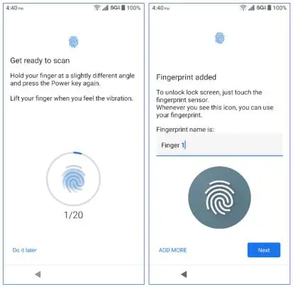 KyOCERa Duraforce Ultra 5g Uw - Fingerprint