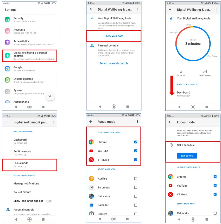 KyOCERa Duraforce Ultra 5g Uw - Focus Mode