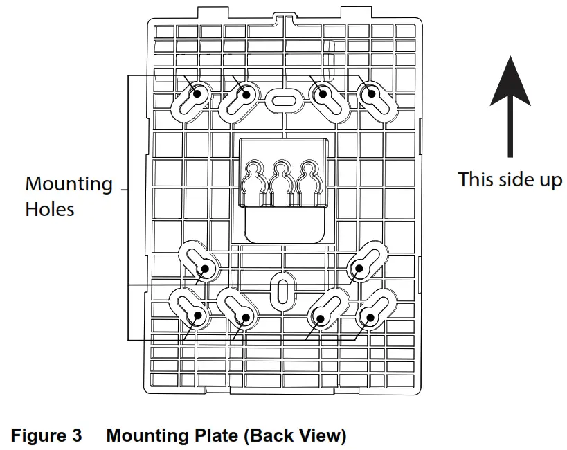 Mircom WR 3001W Wireless Input Output Unit - Mounting Plate
