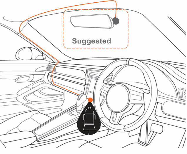 GATOR G4KDVR30 4K Ultra HD Dash Cam WiFi - Dash Cam