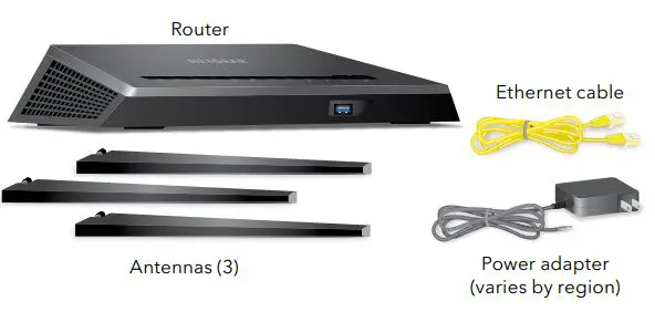 NETGEAR AC2100 Smart WiFi Router - package Contents