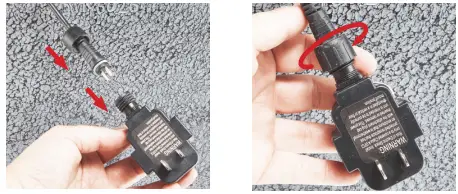 ALPINE TZL199 Rainforest Floor Fountain with LED Lights and Bluetooth Speaker - transformer