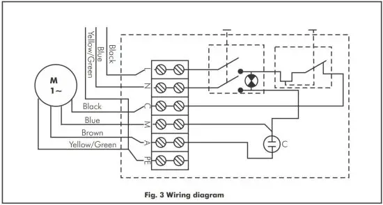 FIG 7 Wiring diagram