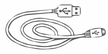 saregama SCM04 Carvaan Mini Bluetooth Speaker - cable