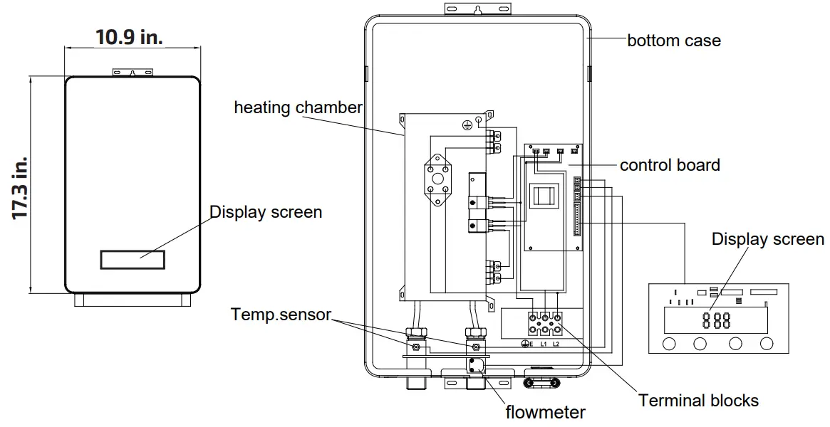 ECCOTEMP iE 11 Series Electric Tankless Water Heater -fig5