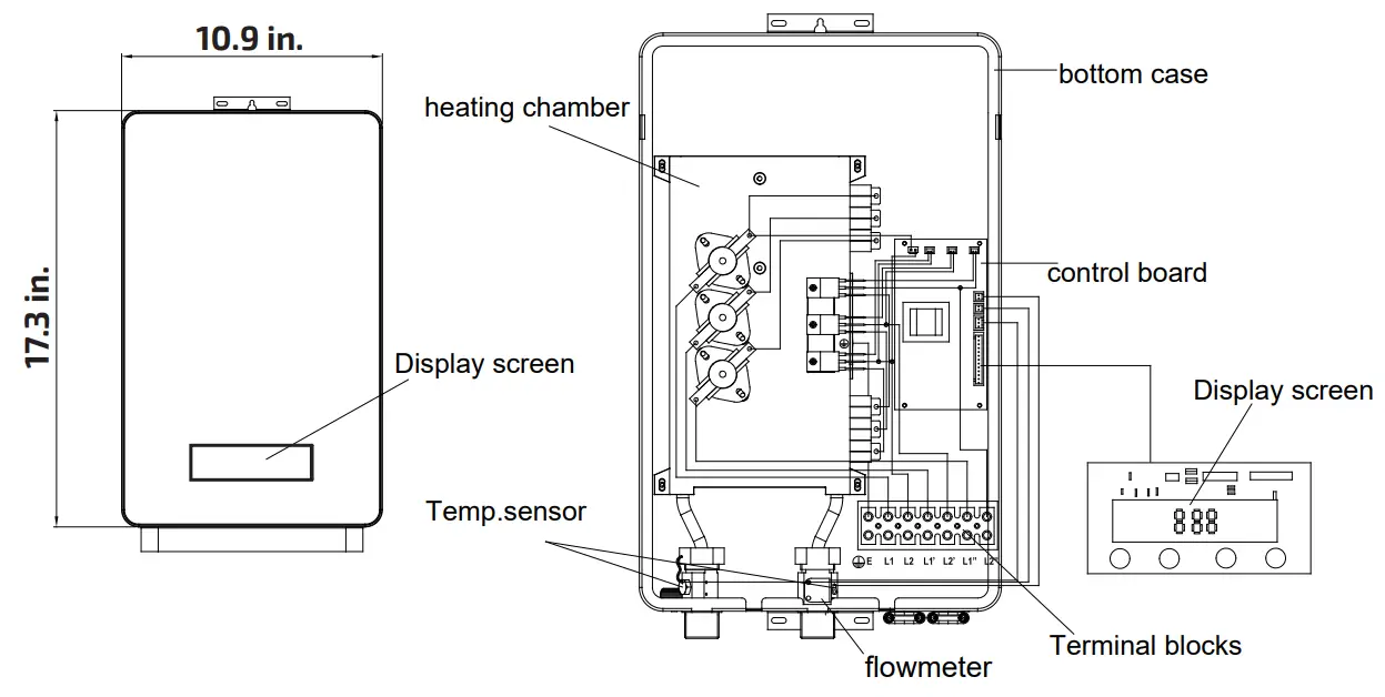 ECCOTEMP iE 11 Series Electric Tankless Water Heater -fig7
