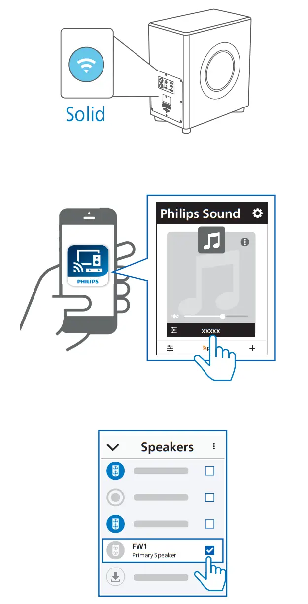 Mmd Hong Kong Holding FW1 Wireless Subwoofer and Speaker - indicator 6