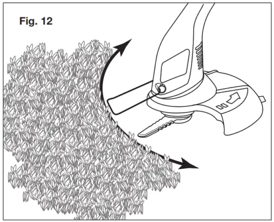 SUNJOE SB602E Electric Sharperblade Trimmer   Edger - Fig. 12