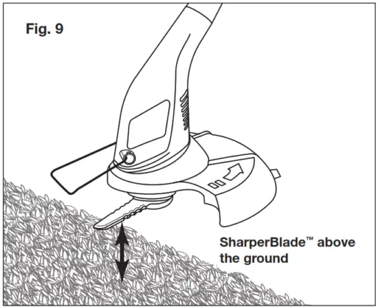 SUNJOE SB602E Electric Sharperblade Trimmer   Edger - Fig. 9