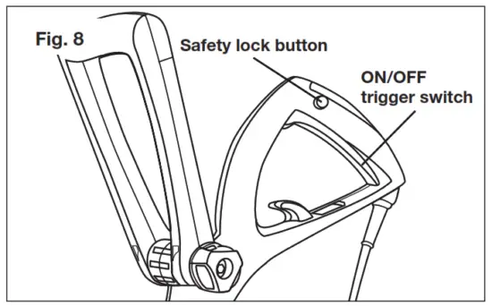 SUNJOE SB602E Electric Sharperblade Trimmer   Edger - Switch