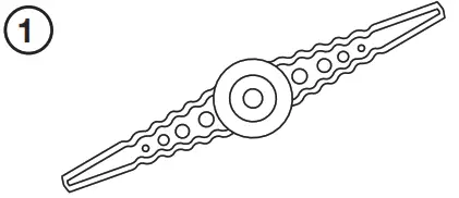 SUNJOE SB602E Electric Sharperblade Trimmer   Edger - blade