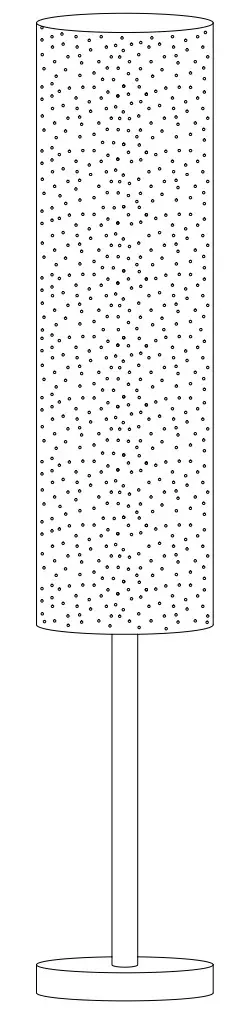 Johan Lewis Alice Pierced Shade Floor - floor