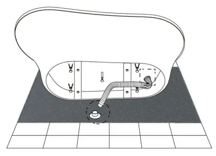 Streamline N 1560 59 FSWH FM Acrylic Freestanding Bathtub Series - fig 62