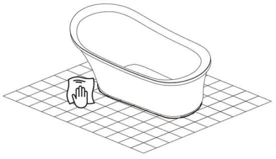 Streamline N 1560 59 FSWH FM Acrylic Freestanding Bathtub Series - fig 65