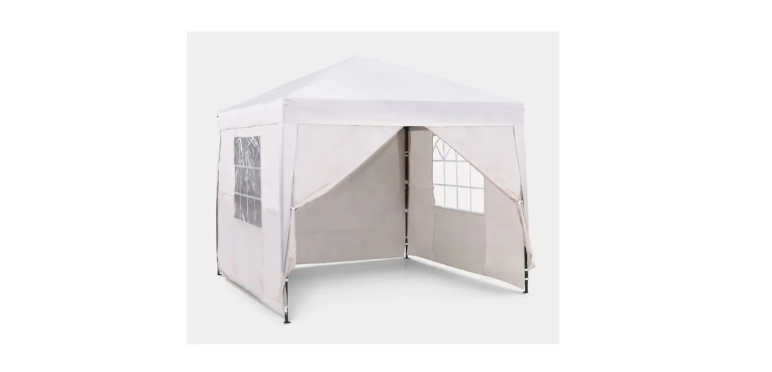 Vonhaus 2500389 Ivory Pop-up Gazebo Set 2.5 X 2.5m Instructions