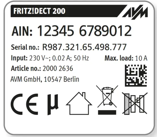 AVM 994375 Intelligent and Switchable Outlet - qr
