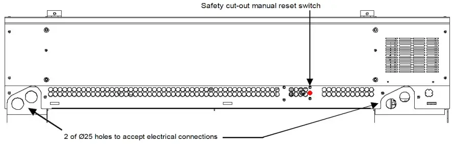 BN Thermic HCA2 Air Curtain Instructions ELECTRICAL CONNECTIONS