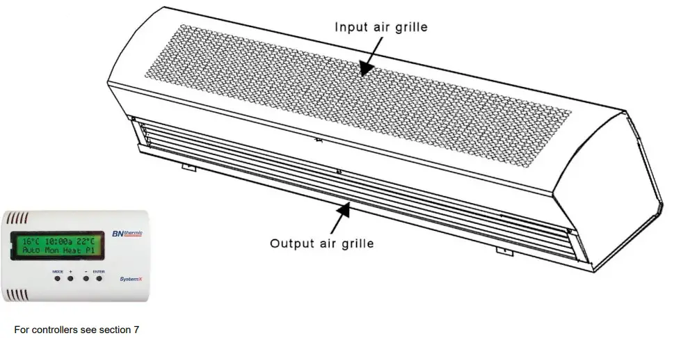 BN Thermic HCA2 Air Curtain Instructions f inflammable2