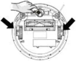 CRD4550S - Cleaning the side brushes 3