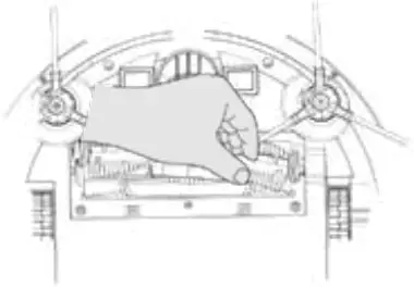 CRD4550S - Disassembling the main brush 2