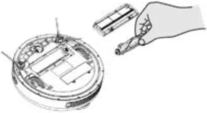 CRD4550S - Disassembling the main brush 3