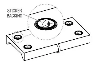 regalo 4200 DS Baby Basics Infant Changing Pad Instruction Manual - Using With Velcro Mounting Pads
