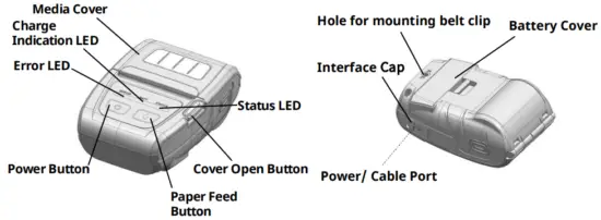 BIXOLON SPP C200 Portable Mobile Printer - Fig 2
