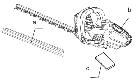 YARD FORCE 20v Hedge Trimmer Discription of product 2
